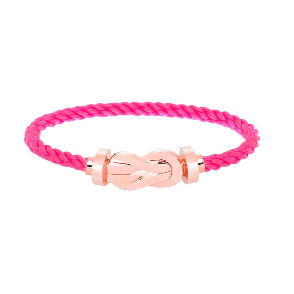 [⭐Seralia]CHANCE LARGE 8 FIGURE BUCKLE NO DIAMOND BRACELET ROSE GOLD