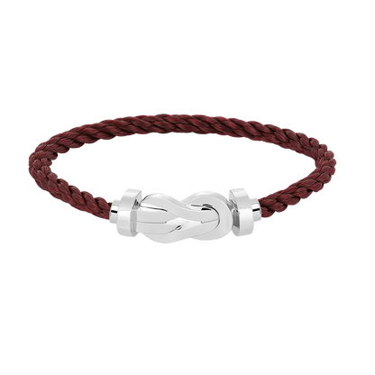 [⭐Seralia]CHANCE LARGE 8 FIGURE BUCKLE NO DIAMOND BRACELET SILVER