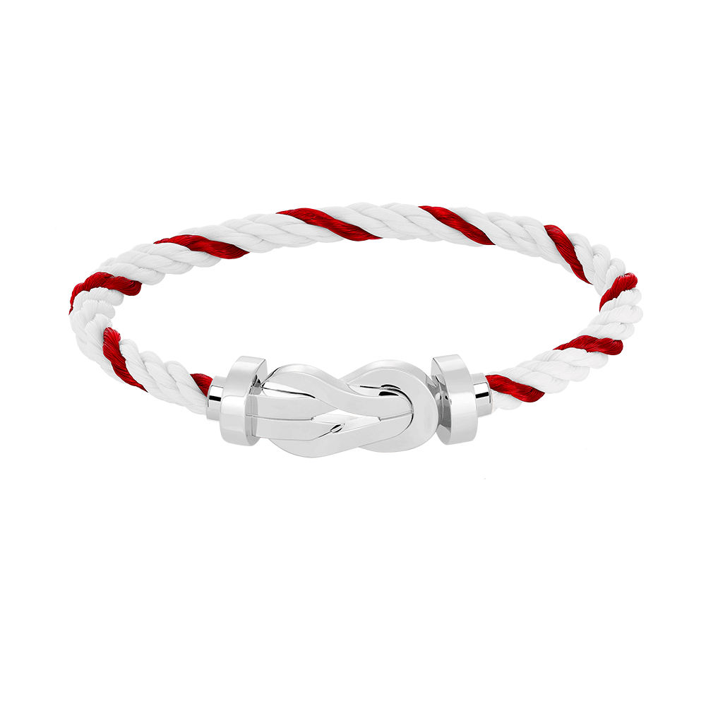 [⭐Seralia]CHANCE LARGE 8 FIGURE BUCKLE NO DIAMOND BRACELET SILVER