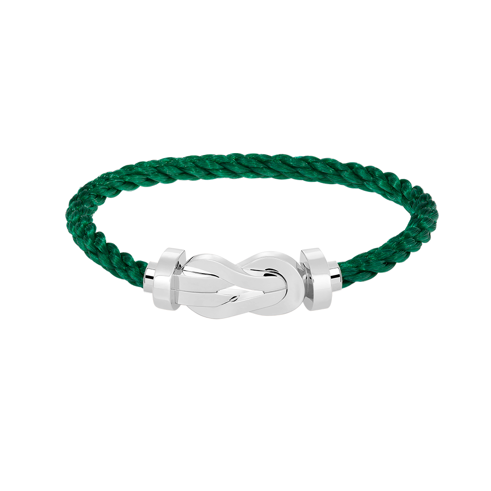 [⭐Seralia]CHANCE LARGE 8 FIGURE BUCKLE NO DIAMOND BRACELET SILVER