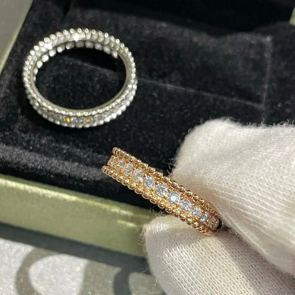 [⭐Seralia]PERLEE DIAMOND ROSE GOLD RING