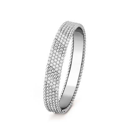 [⭐Seralia]  FIVE-ROW DIAMOND BRACELET