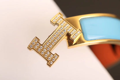 [⭐Seralia]H CLOUD BLUE BRACELET GOLD DIAMOND