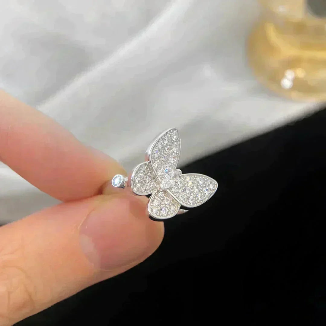 [⭐Seralia]BUTTERFLY DIAMOND RING