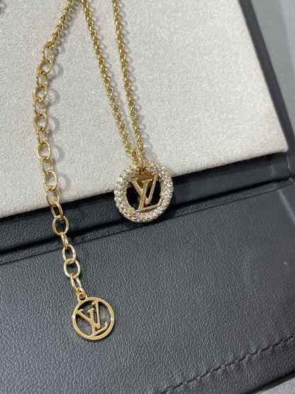 [⭐Seralia]BY NIGHT DIAMOND PAVED NECKLACE