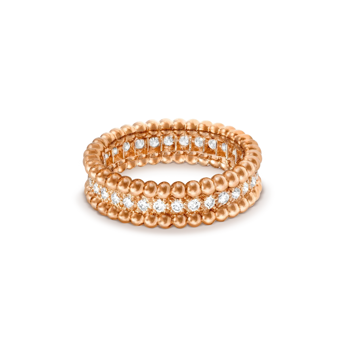 [⭐Seralia]PERLEE DIAMOND ROSE GOLD RING