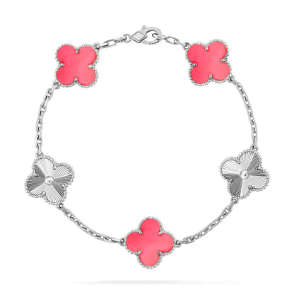 [⭐Seralia] CLOVER 5 MOTIFS  PINK MOP BRACELET COLLECTION