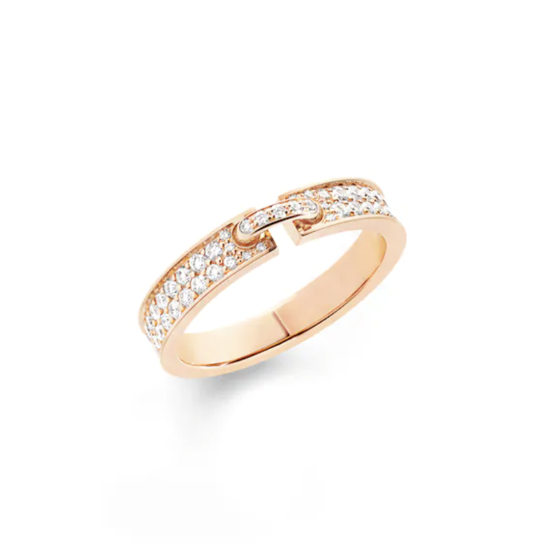 [⭐Seralia]ALLIANCE LIENS VIDENCE PAVED DIAMOND 4MM RING