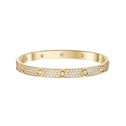 [⭐Seralia]LOVE BRACELET 6.1MM DIAMOND-PAVED 10 BIG DIAMONDS