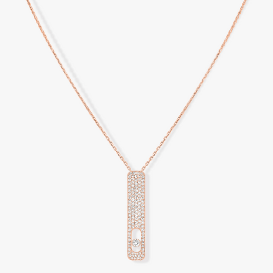 [⭐Seralia]MY FIRST DIAMOND PAVED NECKLACE