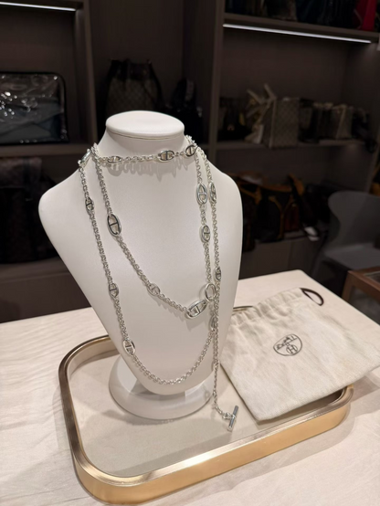 [⭐Seralia]Classic Silver Sweater Chain