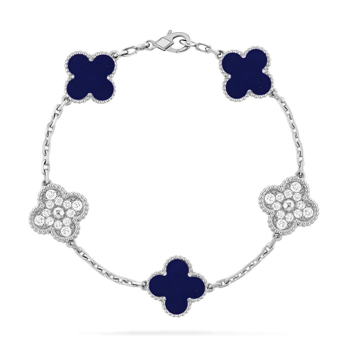 [⭐Seralia]CLOVER 5 MOTIF LAPIS LAZULI BRACELET COLLECTION