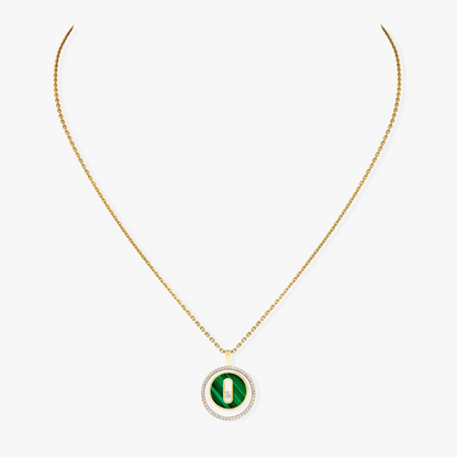 [⭐Seralia]Demo MOVE 1 DIAMOND MALACHITE GOLD DIAMOND NECKLACE