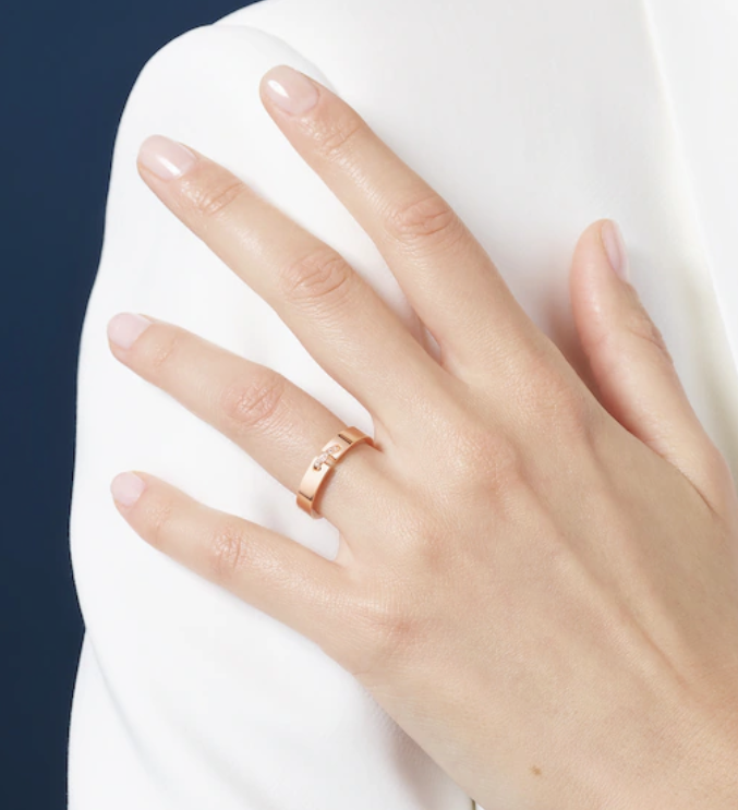 [⭐Seralia]ALLIANCE LIENS VIDENCE DIAMOND 4MM RING