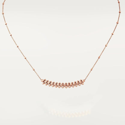 [⭐Seralia]CLASH PINK GOLD NECKLACE