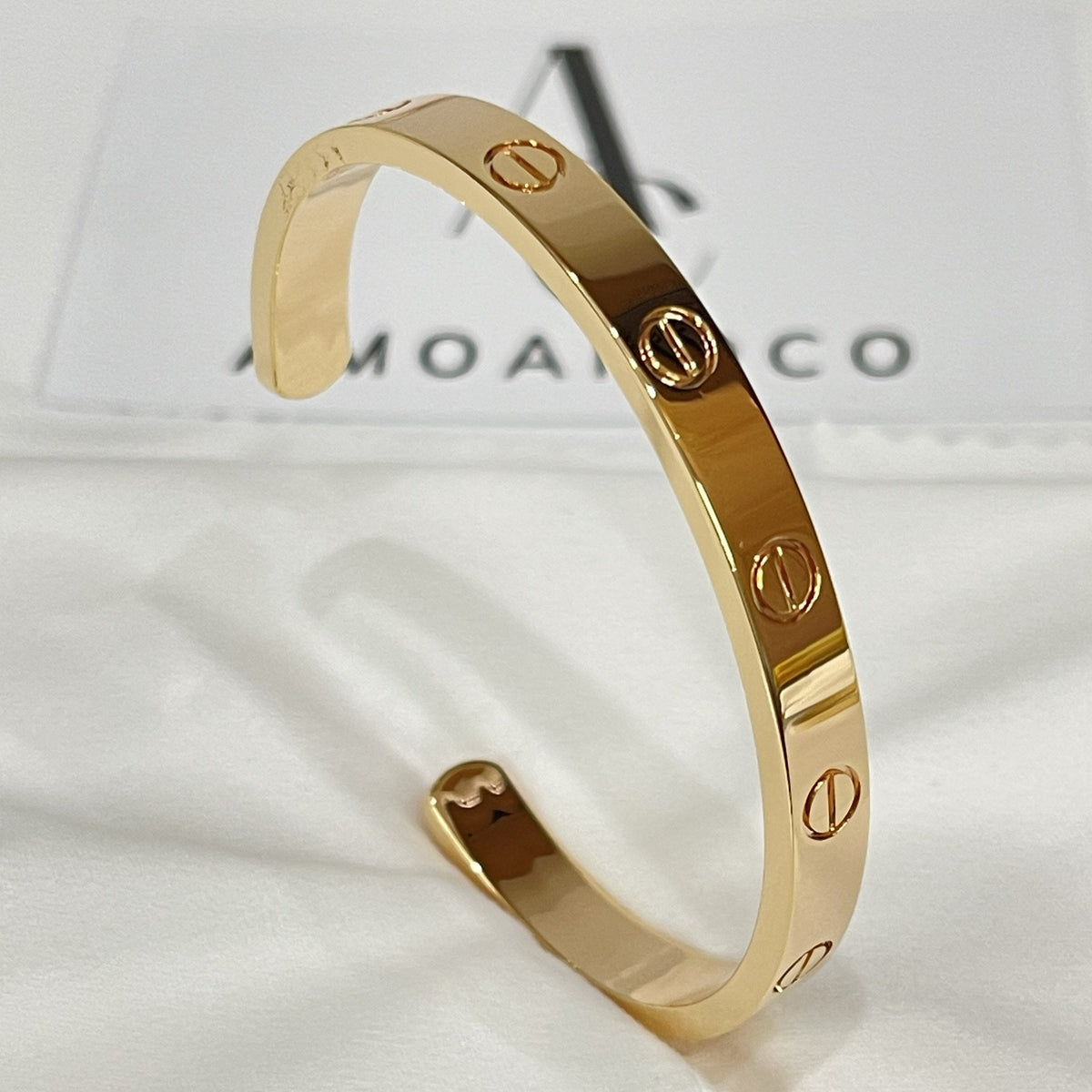 [⭐Seralia]LOVE BRACELET 6.1MM OPEN CUFF