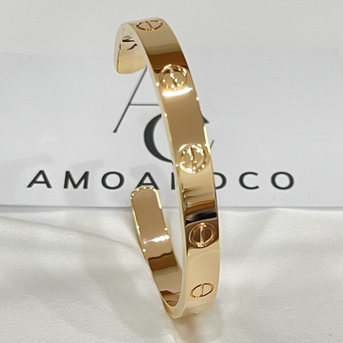 [⭐Seralia]LOVE BRACELET 6.1MM OPEN CUFF