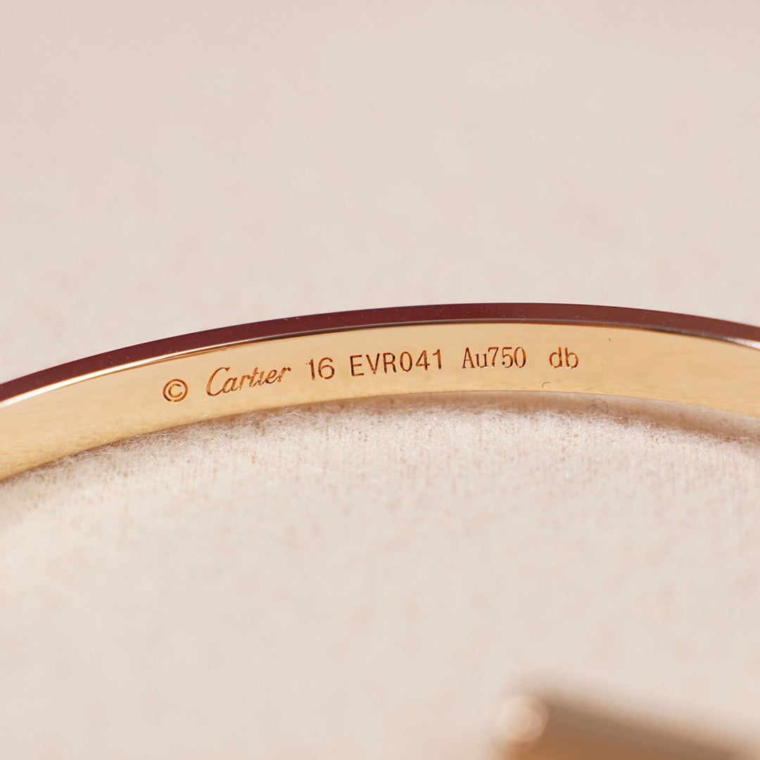 [⭐Seralia]LOVE BRACELET 3.65MM 6 DIAMONDS