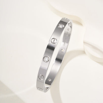 [⭐Seralia]LOVE BRACELET 6.1MM 4 DIAMONDS