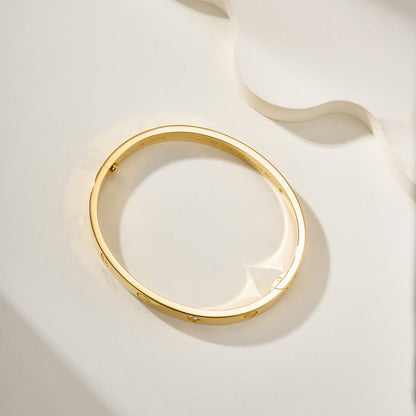 [⭐Seralia]LOVE BRACELET 6.1MM 4 DIAMONDS