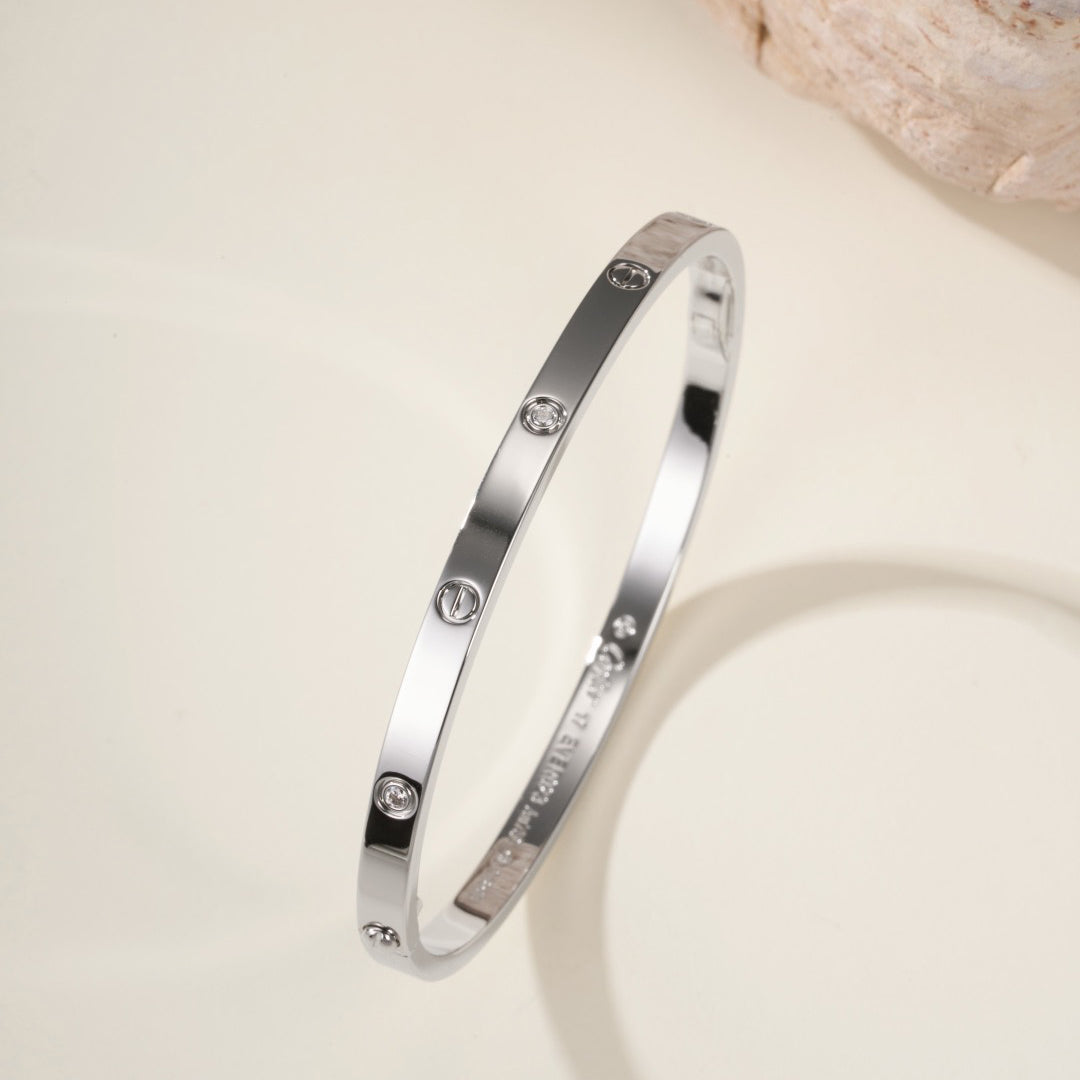 [⭐Seralia]LOVE BRACELET 3.65MM 6 DIAMONDS