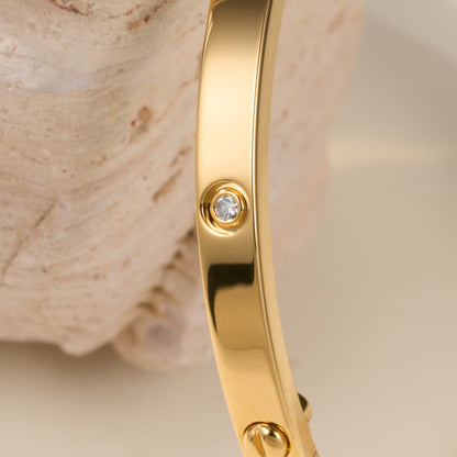 [⭐Seralia]LOVE BRACELET 3.65MM 6 DIAMONDS