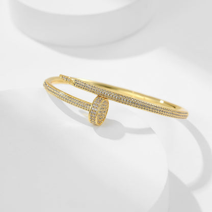 [⭐Seralia]JUSTE BRACELET 3.5MM ALL DIAMONDS