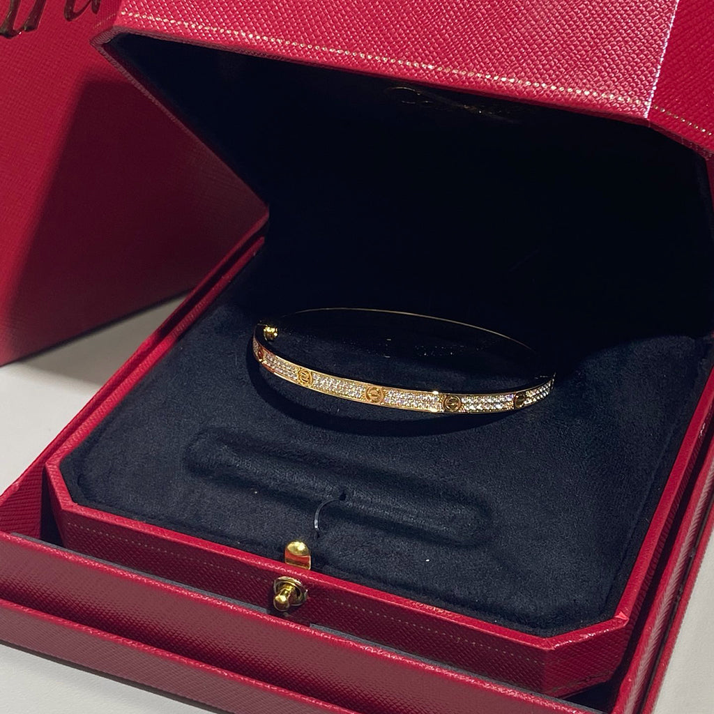 [⭐Seralia]LOVE BRACELET 3.65MM DIAMOND-PAVED