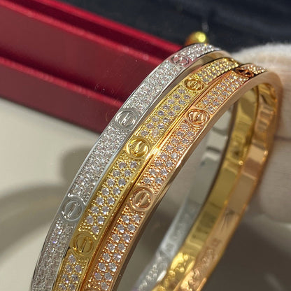 [⭐Seralia]LOVE BRACELET 3.65MM DIAMOND-PAVED