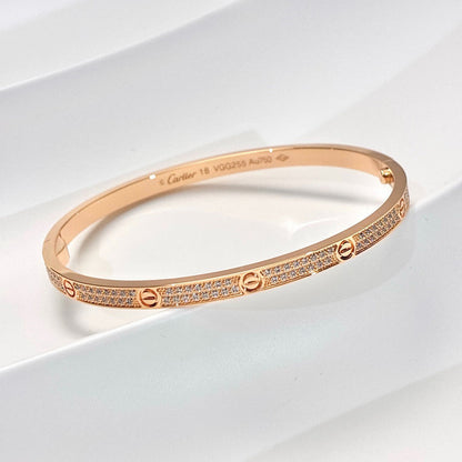 [⭐Seralia]LOVE BRACELET 3.65MM DIAMOND-PAVED