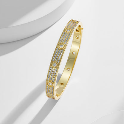 [⭐Seralia]LOVE BRACELET 6.1MM DIAMOND-PAVED 10 BIG DIAMONDS