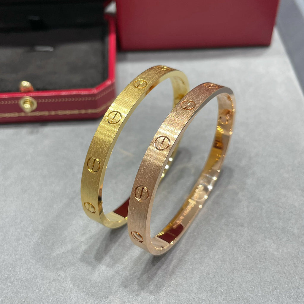[⭐Seralia]LOVE BRACELET 6.1MM BRUSHED