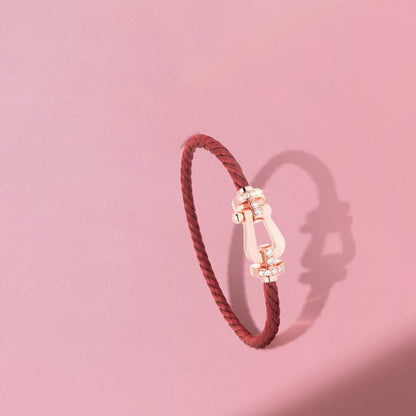 [⭐Seralia]FORCE 10 HALF DIAMOND PINK GOLD RED CORDERI LARGE AND MEDIUM MODEL