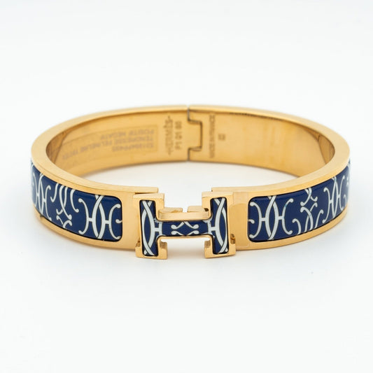 [⭐Seralia]H BRACELET BLACK MULTICOLOR