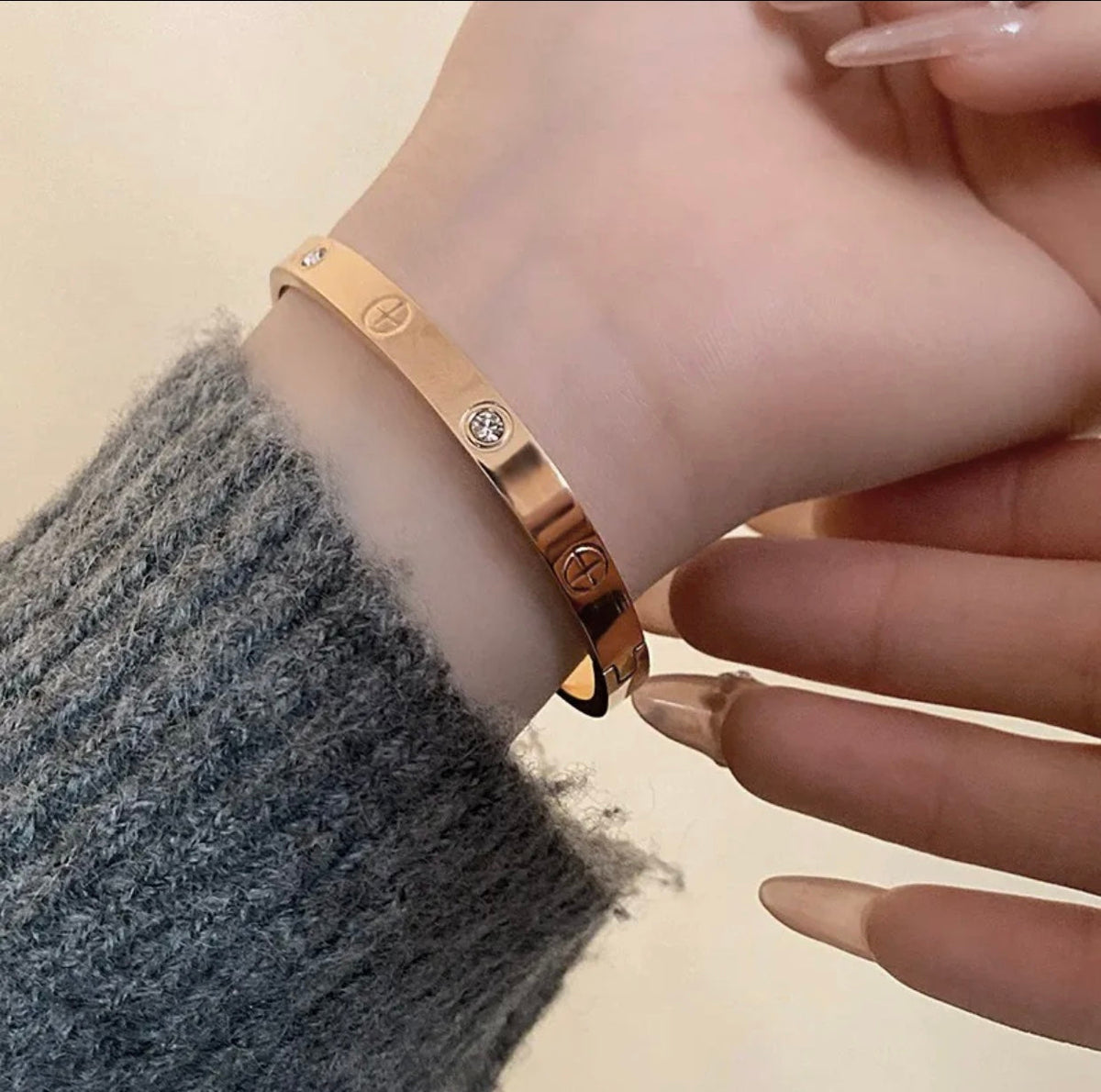 [⭐Seralia] 2026 RAINBOW LOVE BRACELET 6.1MM  10 DIAMONDS