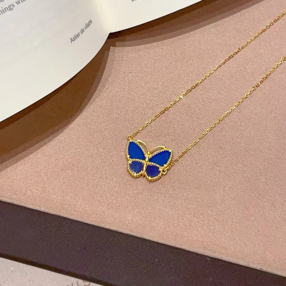[⭐Seralia]  2026 NEW LUCKY BUTTERFLY 1 MOTIFS NECKLACE