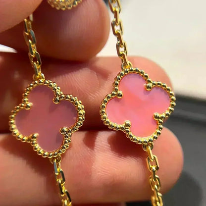 [⭐Seralia] CLOVER 5 MOTIFS  PINK MOP BRACELET COLLECTION