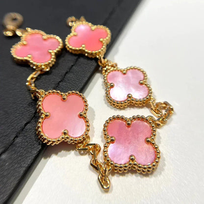 [⭐Seralia] CLOVER 5 MOTIFS  PINK MOP BRACELET COLLECTION