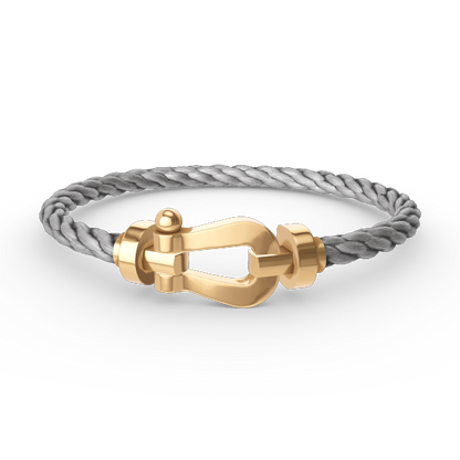 [⭐Seralia]FORCE LARGE HORSESHOE NO DIAMOND BRACELET GOLD