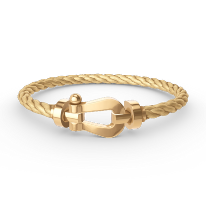 [⭐Seralia]FORCE LARGE HORSESHOE NO DIAMOND BRACELET GOLD
