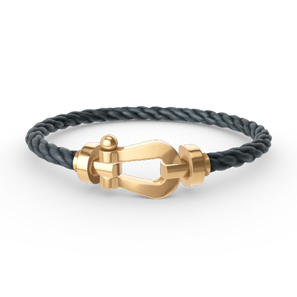 [⭐Seralia]FORCE LARGE HORSESHOE NO DIAMOND BRACELET GOLD