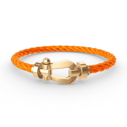 [⭐Seralia]FORCE LARGE HORSESHOE NO DIAMOND BRACELET GOLD