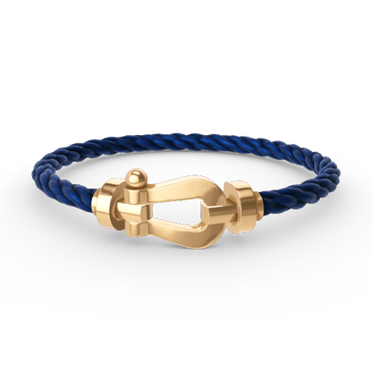 [⭐Seralia]FORCE LARGE HORSESHOE NO DIAMOND BRACELET GOLD