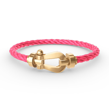 [⭐Seralia]FORCE LARGE HORSESHOE NO DIAMOND BRACELET GOLD