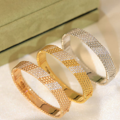 [⭐Seralia]  FIVE-ROW DIAMOND BRACELET