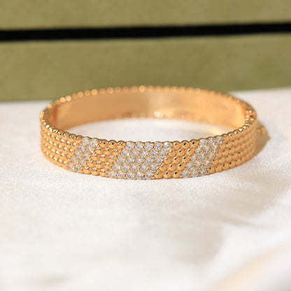 [⭐Seralia]  FIVE-ROW DIAMOND BRACELET