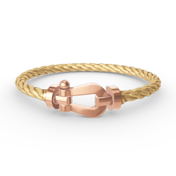[⭐Seralia]FORCE LARGE HORSESHOE NO DIAMOND BRACELET ROSE GOLD