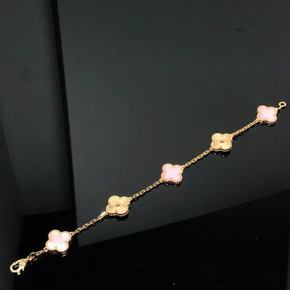 [⭐Seralia] CLOVER 5 MOTIFS  PINK MOP BRACELET COLLECTION